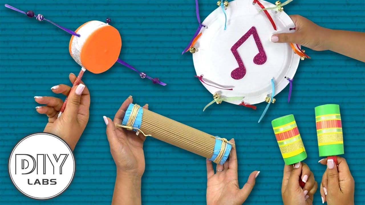 악기 만들기: 쉬운 공예 아이디어 (Craft Ideas Musical Instruments)