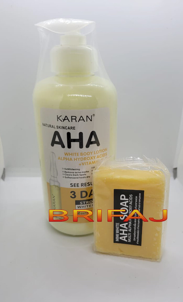 카란 내추럴 스킨케어 AHA 효과