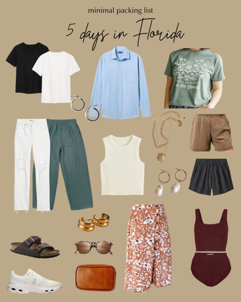 플로리다 필수 옷장 아이템 
(Florida essential wardrobe items)