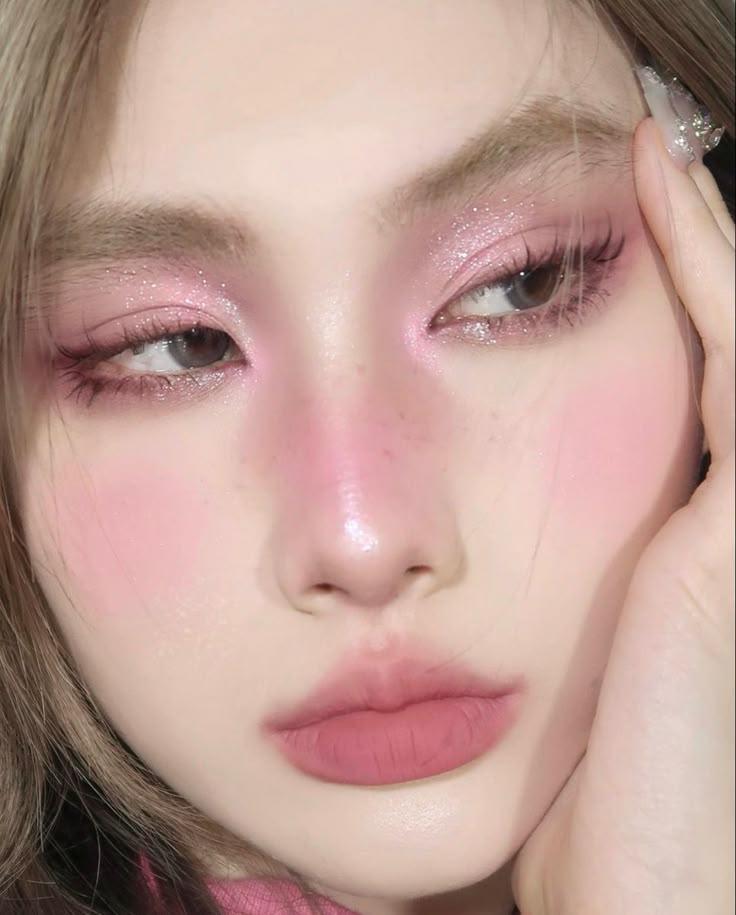 핑크 한국 메이크업 트렌드와 튜토리얼
(Pink Korean Makeup Trends and Tutorials)