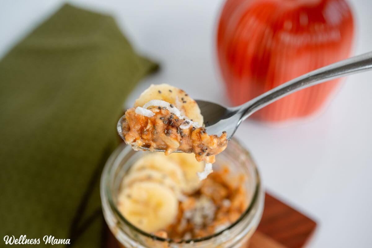 호박 향신료 하룻밤 귀리