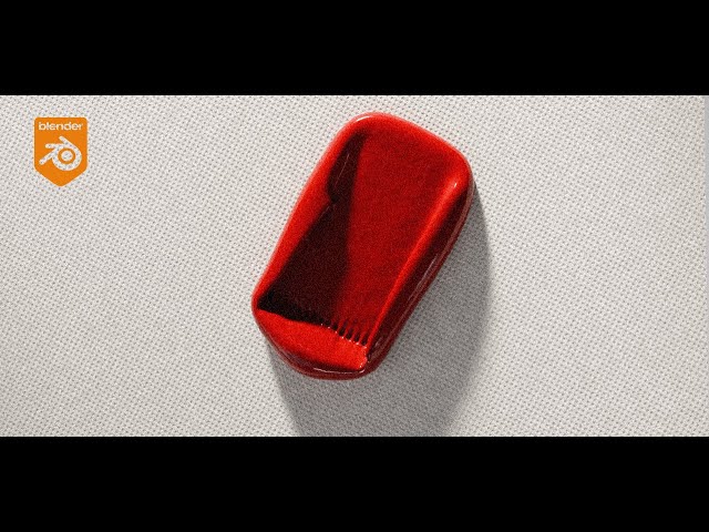 3D로 만든 페인트 스트로크의 매혹적인 시뮬레이션